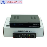 Nouvelle vente chaude numérique Singal 2 * DVB-S2X + DVB-T2/C Triple Tuners 4K UHD TV Box Linux OS E2 ZGEMMA H7S avec fonctions Ci + OScam