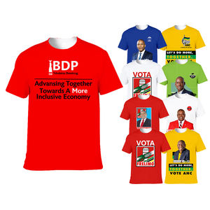 Guhumi T-shirt d'élection en polyester 100% personnalisé Nouveau modèle avec t-shirt de campagne en tissu tricoté par sublimation - Product Image 2