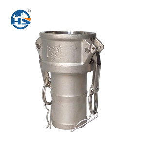 Instalación de tuberías de acero inoxidable Manguera rápida acoplada Autoajuste Camlock Acoplamiento Leva y ranura Ajuste de manguera Tamaños totales - Product Image 2