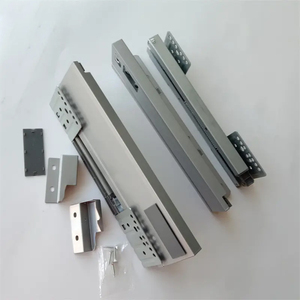 Extensión completa Cierre suave Sistema de caja de metal de doble pared Cajón deslizante <span class=keywords><strong>sin</strong></span> <span class=keywords><strong>marco</strong></span> Cajón de cocina Sistema de diapositivas - Product Image 4