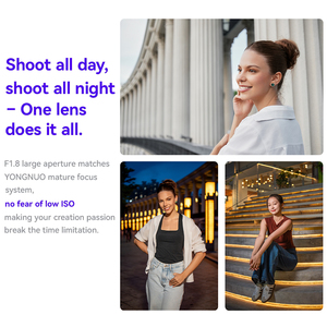เลนส์อัตโนมัติ YN35mm F1.8S DA Art E-Mount รูรับแสงกว้าง ความเร็วสูง เงียบ สำหรับกล้องมิเรอร์เลส YN35mm F1.8S DA Art E-Mount Auto - Product Image 5