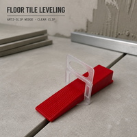 Échantillon Gratuit – Clips Durables en Gros 1.0/1.5/2.0/2.5/3.0mm pour Système de Nivellement de Carreaux de Sol et d'Appartement