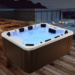 Banheira de hidromassagem Auen Outdoor Spa Banheira quente Jakuzi 8 pessoas Banheira de hidromassagem ao ar livre Jacuzzise Exterior Banheira de hidromassagem Tinas De Plastico - Product Image 2