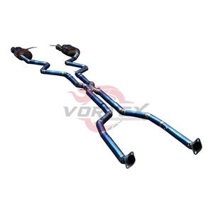 Échappement arrière Vortex Blue Titanium pour BMW M3 E90 E92 E93 V8 avec système Valvetronic et X-Pipe Performance, kit sans bruit de soupape - Product Image 4