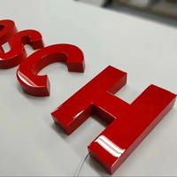 Panneau LED en plastique économique PDL pour extérieur, panneau LED de pharmacie à réponse rapide, lettres 3D personnalisées pour extérieur avec éclairage, enseignes métalliques