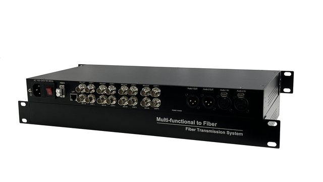 Hot Selling HO-LINK HL-3GSDI-4Vv2Aa1E 3G-SDI Fiber Digital Video/Ethernet Multiplexer SDI Converter for CCTV System 3-Year
