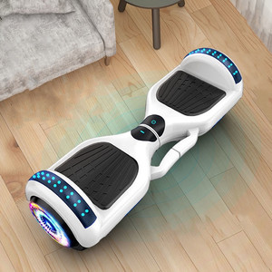 <span class=keywords><strong>Hoverboard</strong></span> <span class=keywords><strong>con</strong></span> rueda luminosa, patinete de equilibrio automático de 6,5 pulgadas, superior, frontal, luz led, música - Product Image 2