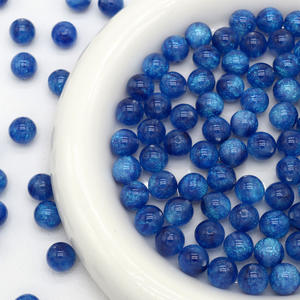 50 pçs/saco 8mm-16mm Rodada Diy Pulseira Beads Jóias Fazendo Starlit Sky Estilo Resina Loose Beads - Product Image 3