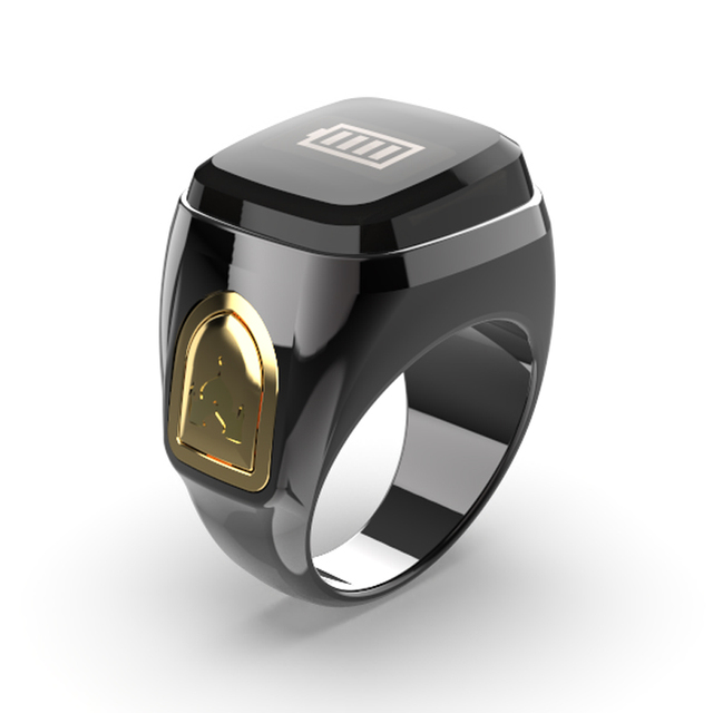 2024 New IPrayer Smart Tasbih Zikr Ring Intelligent Prayer Reminder Muslim Tasbih Counter Digital Display Muslim Rings