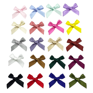 En gros Personnalisé Pré <span class=keywords><strong>Cravate</strong></span> Ruban Arc pour Emballage Cadeau Ruban Mini Arcs pour Vêtements Chapeau Décoration 245 Couleurs - Product Image 2