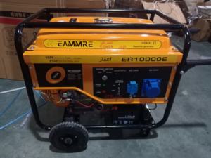 휴대용 5kw 6Kva 가솔린 가솔린 발전기 전기 시작 100% 구리 와이어 바퀴 핸들-가정용 220v-240v 50hz 60hz - Product Image 3