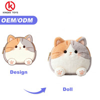 Kantong Boneka Bentuk Onigiri Custom Made Isi Nasi untuk Promo Sushi Bahan Kain Lembut Bersertifikat CE 12cm 100 Pcs MOQ OEM