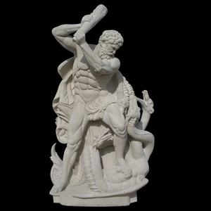 Intagliato a mano antico famosa scultura con la pietra serpenti a grandezza naturale del museo statua di marmo - Product Image 5