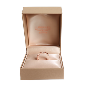 Anello Geometrico Lucido Oro Rosa F626 di CUNIBAED, Gioiello Unisex Placcato in Rame per Uso Quotidiano - Product Image 1