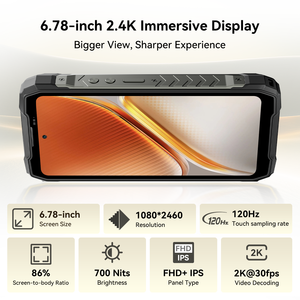 Blackview Rock 5 สมาร์ทโฟน 4G รุ่นทนทาน 6+256GB กล้องมองกลางคืน Android 16 กล้องหลัก 50MP+108MP ไฟแคมป์ปิ้ง 4G แบตเตอรี่ 20000mAh ลำโพง 5W โทรศัพท์ - Product Image 3