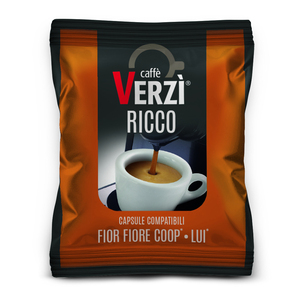 100 Caffè Verz Aroma Ricco Capsule di Caffè Compatibili per Fior Fiore Coop 0,13g/Capsula - Product Image 1