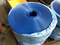 Tuyau d'arrosage plat en PVC de 6 pouces pour l'irrigation agricole, l'arrosage des fermes, la pompe à eau, tuyau flexible