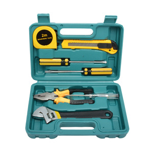 Juego de herramientas de 7 piezas, juego de herramientas generales para el hogar con caja de herramientas, estuche de almacenamiento, juego de herramientas básico para el hogar, garaje y oficina - Product Image 3