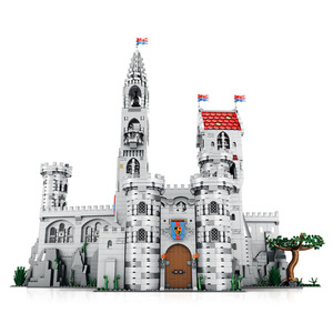 3999 Piezas de la Serie Arquitectónica, Bloques de Construcción 3D, Juguete de Bloques de Construcción del Castillo del Rey del Siglo Europeo para Niños - Product Image 1