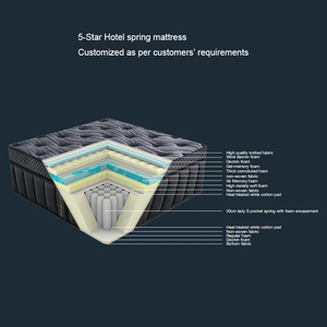 Nội Thất Phòng Ngủ Hiện Đại Nệm Khách Sạn Năm Sao Nệm Hàn Quốc Nệm Cao Su Non Có Túi Xốp Nén Cỡ King - Product Image 2