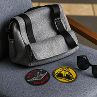 Patch de vêtement amusant The Reaper Drive the Bomber Funny Round Triangle DEEP Excavation pour vestes, manteaux et autocollants DIY