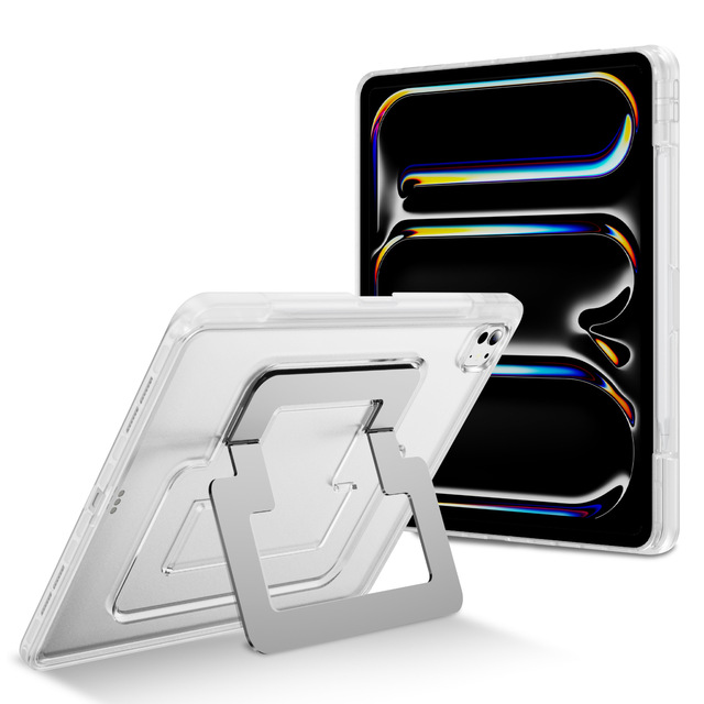Luxury Matte Skin Feell Invisible Folding Stand Shockproof Tablet Pad Case Cover for iPad Air13 iPad Pro 11-inch with Pen Slot
