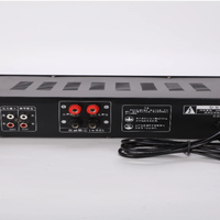 FS-206 Profesyonel PA Amfi, DSP, BT, FM, USB Ses Ekipmanı, 60W*2 1 Kanal Güç, Ev/KTV Kullanımı için