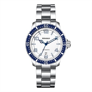 Montre de marque personnalisée, mouvement automatique NH35, boîtier en acier inoxydable, style professionnel, super lumineuse, étanche, automatique - Product Image 1