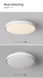 Nouveau Led Ventilateur Sans Lame Lumière Simple Moderne Chambre Lumière Invisible Stérilisation Restaurant Ventilateur Un Plafonnier - Product Image 4