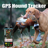 Traceur GPS pour chien de chasse extrême, GSM, portée 15 km, étanche, cartes topographiques HD, compatible Android, autonomie de plus de 20 heures