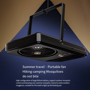 Lampe <span class=keywords><strong>anti</strong></span>-moustiques LED rechargeable OEM avec logo, piège à insectes électrique avec petit ventilateur pour intérieur, extérieur et camping - Product Image 2