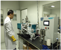 Industrie des nouvelles énergies RTSM-0.5BJD Broyeur à billes de niveau laboratoire efficace pour la R&D de nouveaux produits