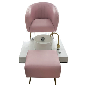 Sillón de Pedicura de Lujo Rosa sin Tuberías para Salón de Belleza Zxm, Mueble Popular para Spa de Pies con Masaje Relajante (sin tazón) - Product Image 3