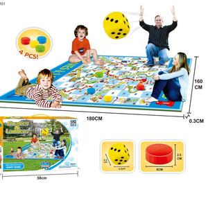 Juego de mesa de Ajedrez de gran tamaño para niños de interior y exterior, tablero de ajedrez de serpiente y escalera, juego de ajedrez de alfombra - Product Image 6