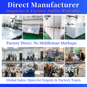 <span class=keywords><strong>Policarbonato</strong></span> multipared 14 paneles 4mm 6mm <span class=keywords><strong>8mm</strong></span> hoja a prueba de rayos UV de doble pared para invernaderos modernos hojas de sol y hojas en relieve de PC - Product Image 4