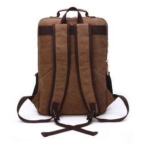 Sac à dos en toile BSCI, sac à dos vintage pour ordinateur portable pour femmes et hommes, sac à dos pour l'école et l'université - Product Image 5