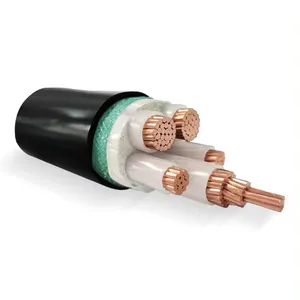 Kabel Daya bawah tanah 0.6/1kv YJV 4 inti terpasang 120mm Sq PVC Zhongyi produsen tembaga Pvc Pur Xlpe terisolasi kabel daya bawah tanah CN;HEB