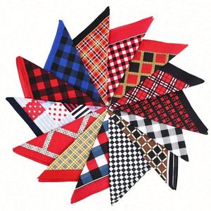 Bandanas en coton doux 100% à prix de gros, 54x54cm, couleur unie, style hip-hop, vierges, en stock, 10 unités pour adultes, multifonctionnelles pour l'extérieur - Product Image 4