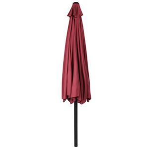 10ft Patio <span class=keywords><strong>Demi</strong></span> Parapluies Off-the-wall Pare-Soleil Coupe-Vent Marché En Acier <span class=keywords><strong>Demi</strong></span>-Rond Parasols Extérieurs Avec Manivelle Pour Mur <span class=keywords><strong>Balcon</strong></span> - Product Image 3