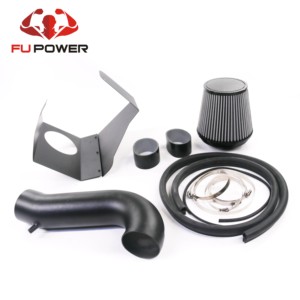 Polvo negro de aluminio de la inducción de la serie <span class=keywords><strong>KN</strong></span> 71 cubierto para el sistema de admisión de aire frío Dodge Challenger con filtro negro - Product Image 3