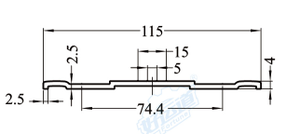 Protection d'angle en profilé <span class=keywords><strong>aluminium</strong></span> pour remorque de camion - Product Image 4