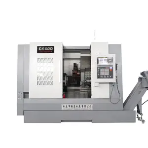 Fabriek Directe Verkoop Tck50 Draaibank Machine Voor Metalen Tck550 Bed Mini Cnc Draaibank Machine
