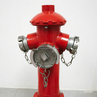 Robinet d'incendie extérieur souterrain DN100/65 pour poteau d'incendie français