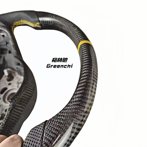 Volant en fibre de carbone amélioré pour Volkswagen <span class=keywords><strong>Golf</strong></span> 7.5 GTI MK7 Polo GTS GTD <span class=keywords><strong>GTE</strong></span> R Passat CC R-Line - Product Image 4