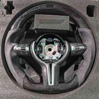 Pour BMW F80 F82 F10 F12 F13 F15 F16 F20 F22 F30 F31 F32 F33 F36 M3 M4 E90 E92 E93 LED Écran Sport Volant En Fiber De Carbone