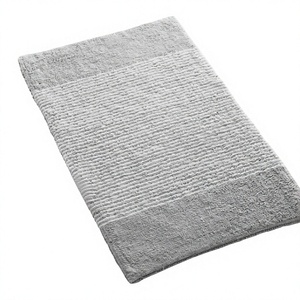 Nouveau design ITHL Tapis de bain de luxe écologique à motif floral, qualité garantie, en pur coton tufté, long et durable pour salle de bain - Product Image 1