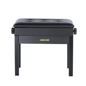 Heikuo BA-222 coussin de levage hydraulique, tabouret de clavier en cuir PU, chaise de Piano réglable, banc