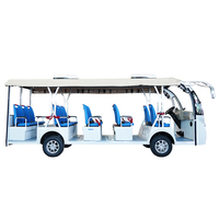 Voiture d'autobus touristique électrique 14 places Navette électrique Voiture d'autobus touristique électrique