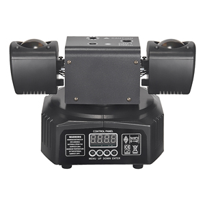 Éclairage de scène professionnel, 6 lampes à LED 3W <span class=keywords><strong>3535</strong></span>, 1 stroboscope doré 10W avec laser et contrôle DMX512 - Product Image 5