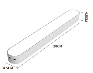 Lámpara de escritorio <span class=keywords><strong>LED</strong></span> moderna Tsinye, iluminación magnética debajo del gabinete, <span class=keywords><strong>control</strong></span> táctil regulable, 3 modos de color, luz de lectura recargable - Product Image 1